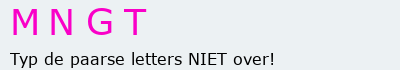 Bevestigingscode