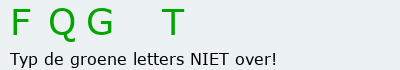 Bevestigingscode