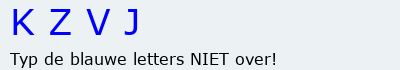 Bevestigingscode