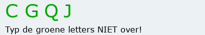 Bevestigingscode