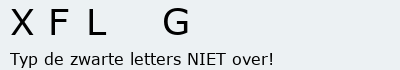 Bevestigingscode