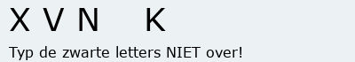 Bevestigingscode