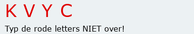 Bevestigingscode