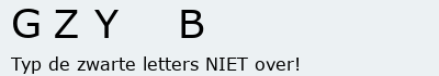 Bevestigingscode