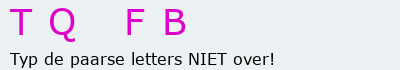 Bevestigingscode