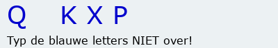 Bevestigingscode