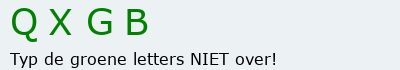 Bevestigingscode