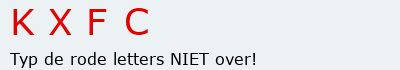 Bevestigingscode