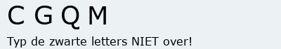 Bevestigingscode