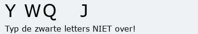 Bevestigingscode