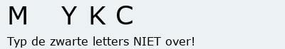 Bevestigingscode