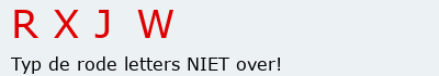 Bevestigingscode