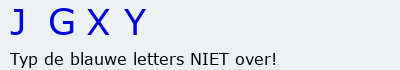 Bevestigingscode