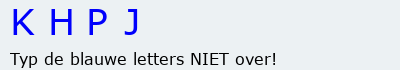 Bevestigingscode