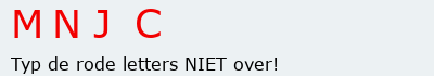 Bevestigingscode