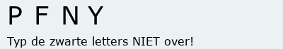 Bevestigingscode