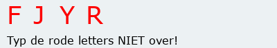 Bevestigingscode