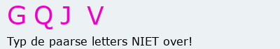 Bevestigingscode