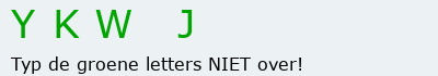 Bevestigingscode