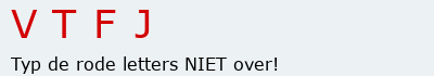 Bevestigingscode
