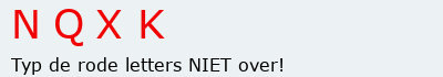 Bevestigingscode
