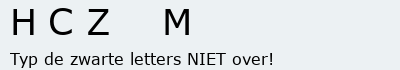 Bevestigingscode