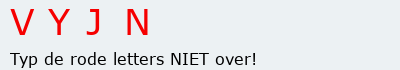 Bevestigingscode