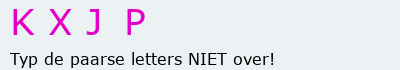 Bevestigingscode