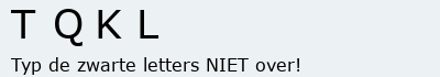 Bevestigingscode