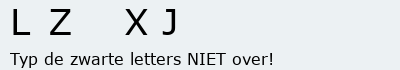 Bevestigingscode