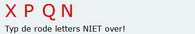 Bevestigingscode