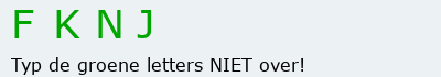 Bevestigingscode