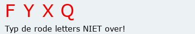 Bevestigingscode