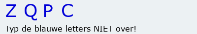 Bevestigingscode