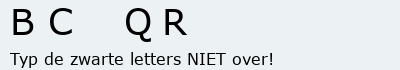 Bevestigingscode