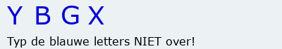 Bevestigingscode