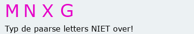 Bevestigingscode