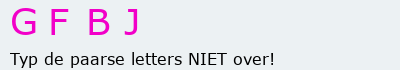 Bevestigingscode