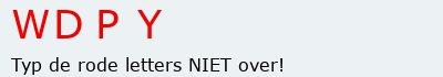 Bevestigingscode