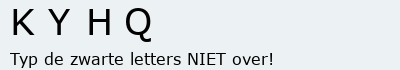 Bevestigingscode