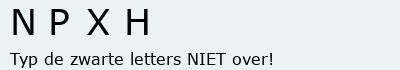 Bevestigingscode