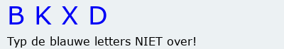 Bevestigingscode