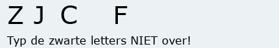 Bevestigingscode