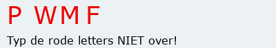 Bevestigingscode
