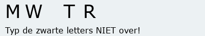 Bevestigingscode