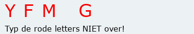 Bevestigingscode