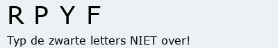 Bevestigingscode