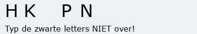 Bevestigingscode