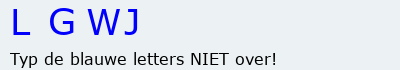 Bevestigingscode
