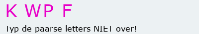 Bevestigingscode